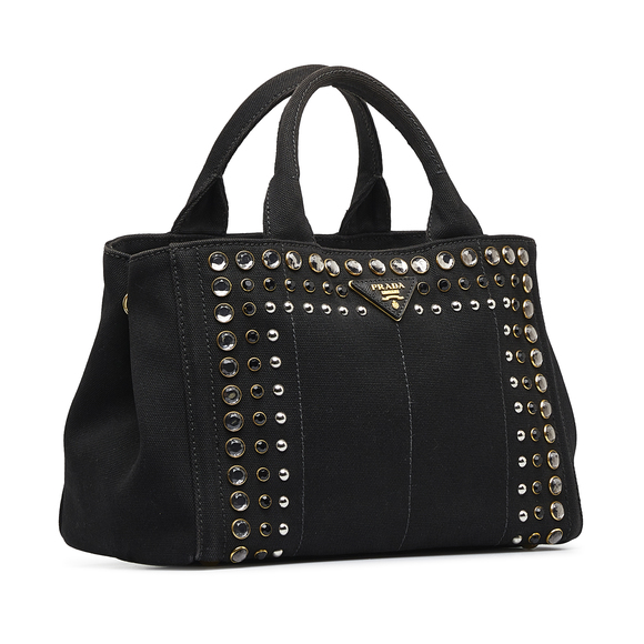 PRADA Canapa Bijoux Satchel - Picture 2 of 11